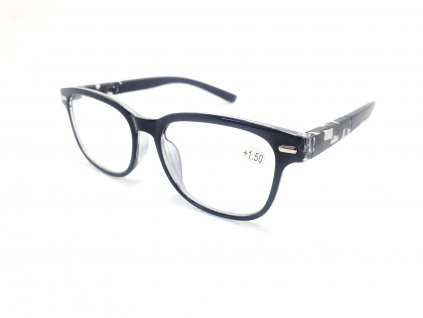 Dioptrické brýle Y18186 / +2,50 s pérováním šedý