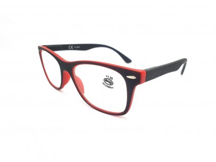 Dioptrické brýle SV2027/ +1,00 s flexem black / red