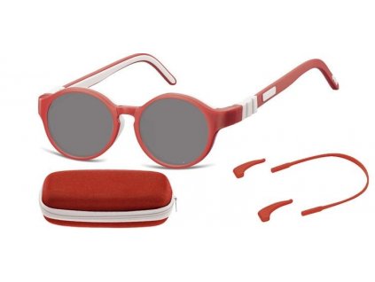 SUNOPTIC Dětské  sluneční brýle (6-8let) flexibilní SK7D obroučky+ příslušenství + pouzdro