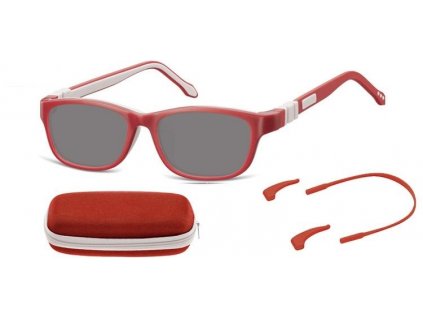 SUNOPTIC Dětské sluneční brýle (6-8let) flexibilní SK6D obroučky+ příslušenství + pouzdro