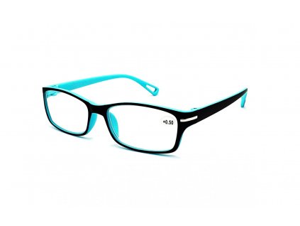 IDENTITY Dioptrické brýle MC2160 +3,50 black/tyrkys