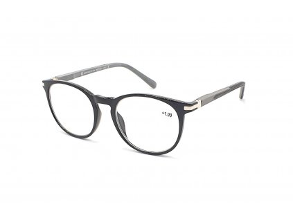 IDENTITY Dioptrické brýle MC2230 +4,00 black/grey flex