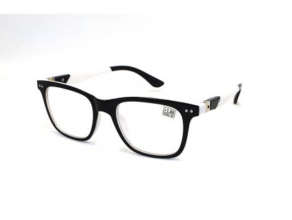 Dioptrické brýle CH8805 +3,50 black/white flex