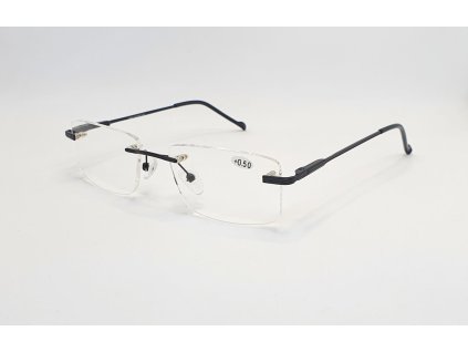 Bezrámečkové dioptrické brýle V3033 / +1,50 black flex