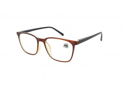 Dioptrické brýle P8006 +3,00 brown / black flex