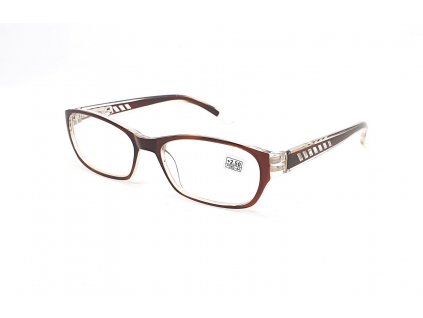 Dioptrické brýle 8078 +1,50 brown flex