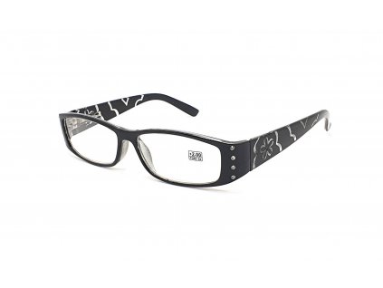 Dioptrické brýle A-018 +3,00 black flex