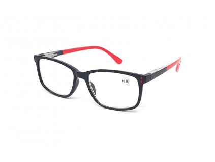 IDENTITY Dioptrické brýle MC2188 +1,00 black/red flex