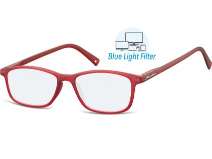 MONTANA EYEWEAR Slim dioptrické brýle na počítač BLF51B +2,50 Flex