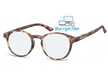 MONTANA EYEWEAR Slim dioptrické brýle na počítač BLF52F +3,50Flex