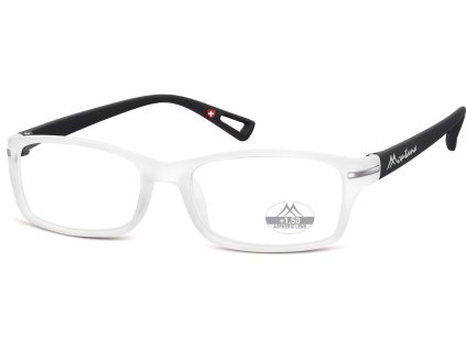 MONTANA EYEWEAR Dioptrické brýle HMR76D transparent white/black +2,50