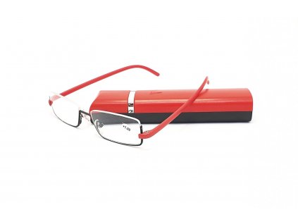 Dioptrické brýle v pouzdru TR810 / +1,50 červené