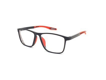 Samozabarvovací dioptrické brýle F04 / +2,50 black/red