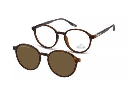 MONTANA EYEWEAR Dioptrické brýle MRC4A+1,00 flex + polarizační klip MRC-4A Cat.3