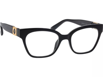 BRILO Dioptrické brýle RE140-A +3,50 black flex