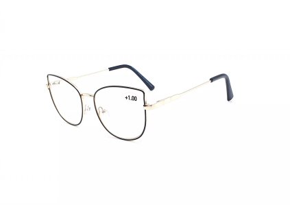 IDENTITY Dioptrické brýle MC2294 +4,00 black/gold flex