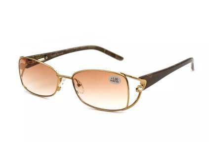 optical Dioptrické brýle Gvest 23411-C4/ -4,00 ztmavené do hnědá