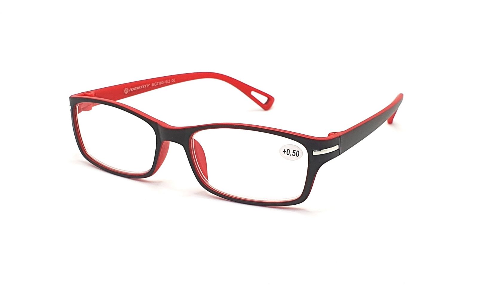 IDENTITY Dioptrické brýle MC2160 +2,50 black/red