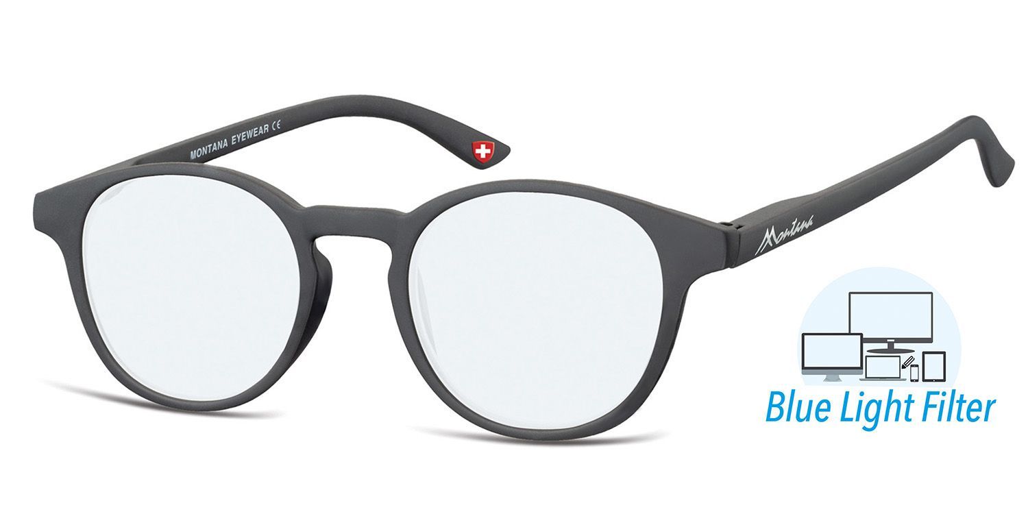 MONTANA EYEWEAR Slim dioptrické brýle na počítač BLF52 +3,00 Flex