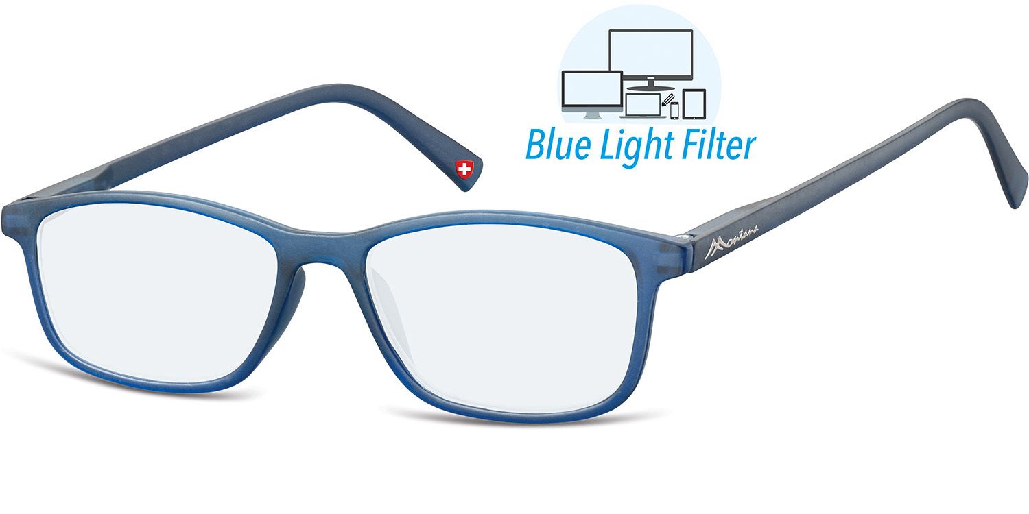 MONTANA EYEWEAR Slim dioptrické brýle na počítač BLF51A +0,00 Flex