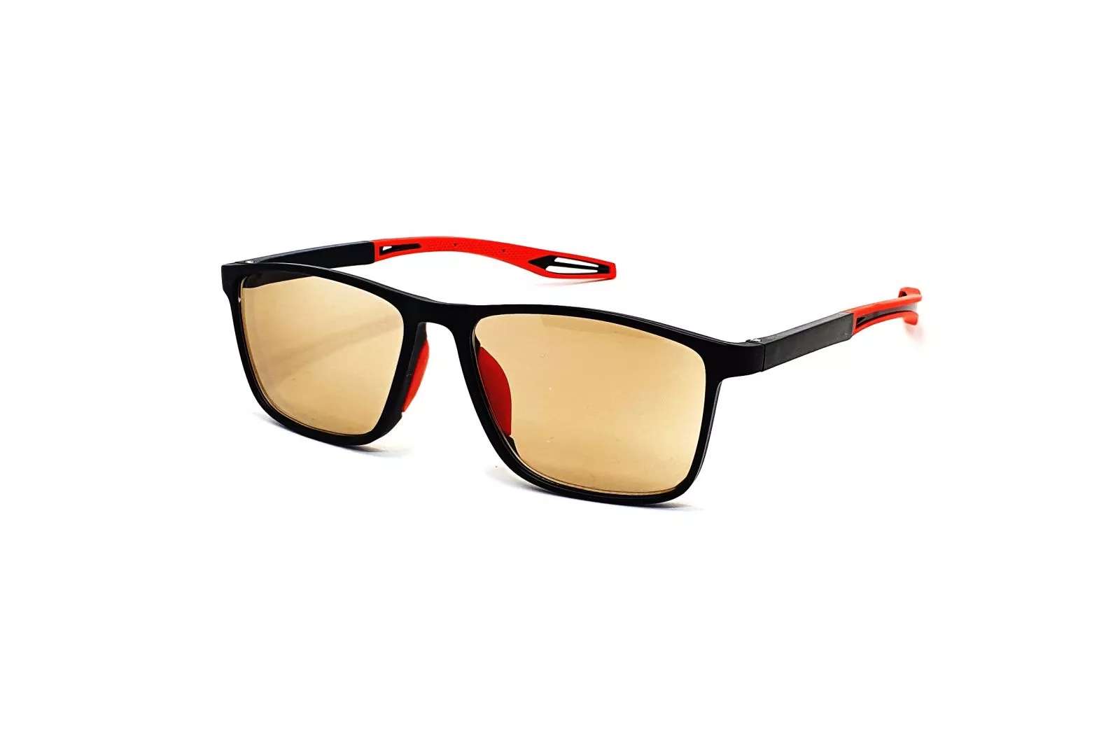 Samozabarvovací dioptrické brýle F04 / +3,50 black/red clear-brown