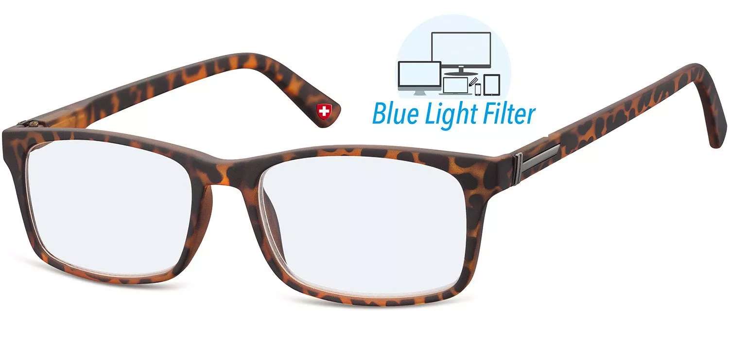 MONTANA EYEWEAR Dioptrické brýle na počitač HBLF73A TURTLE +3,00