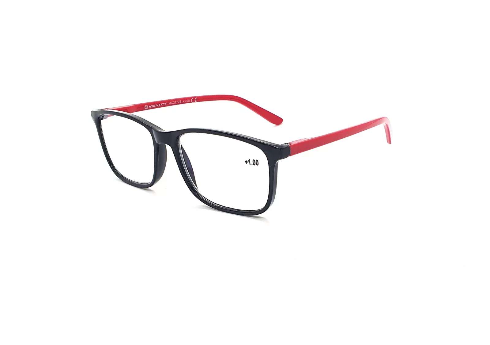 Brýle na počítač IDENTITY MC2172B /+3,50 black/red