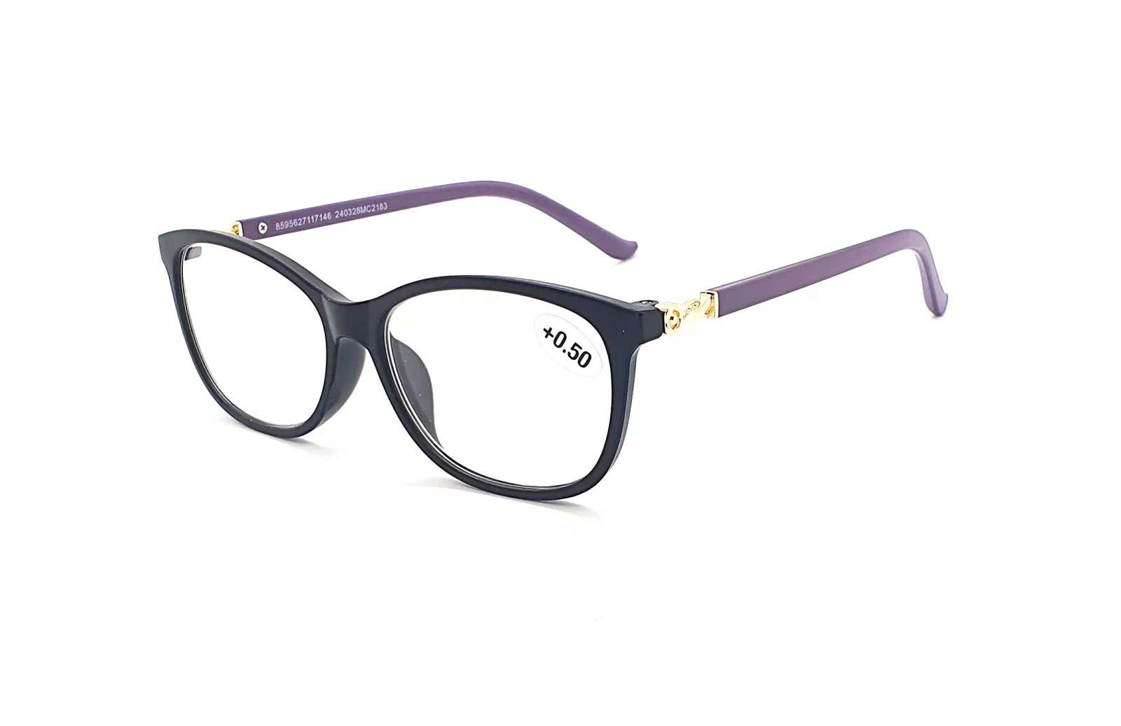 IDENTITY Dioptrické brýle MC2183 +4,00 black/violet