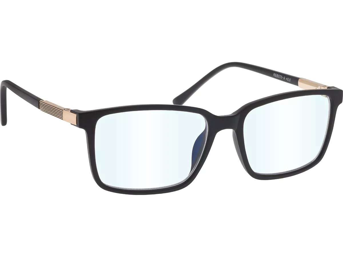 BRILO Dioptrické brýle pro práci u počítače 570-A +2,50 black flex