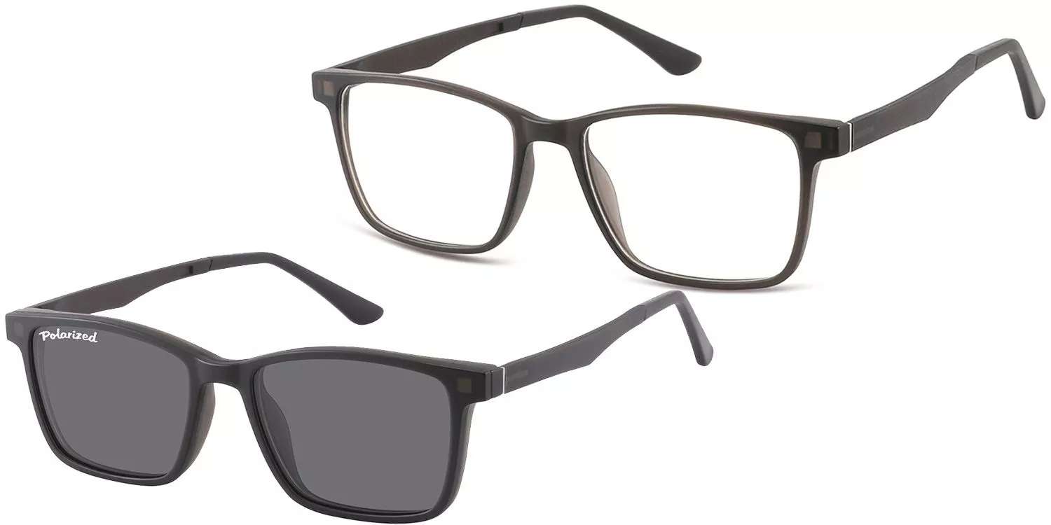 SUNOPTIC Obroučky TRC-188C-2 včetně polarizačního zeleného klipu na magnet