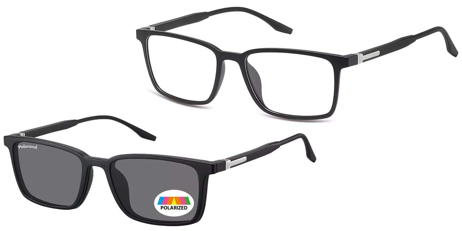 SUNOPTIC Obroučky TRC-185-2 včetně polarizačního zeleného klipu na magnet