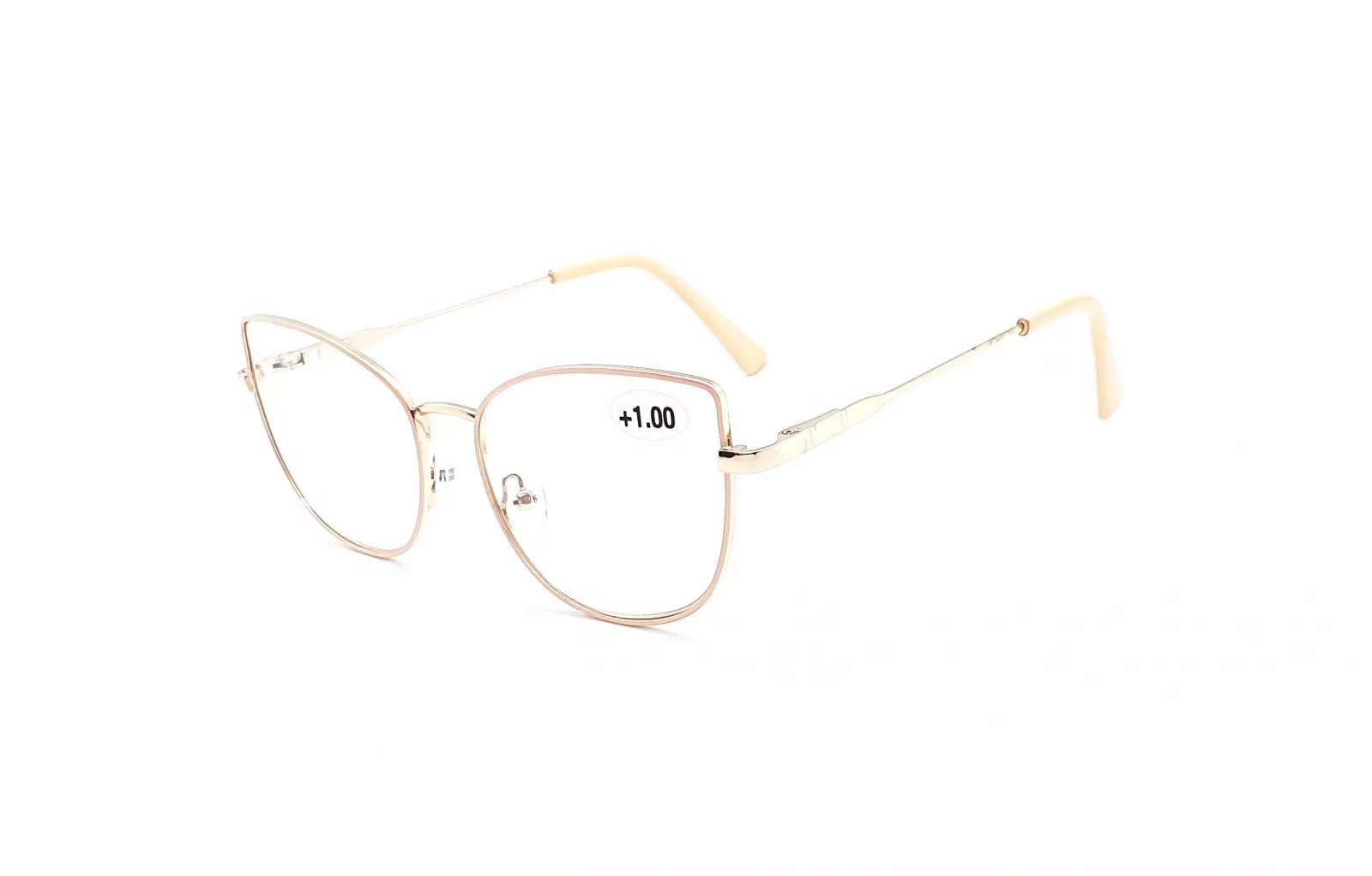 IDENTITY Dioptrické brýle MC2294 +2,50 beige/gold flex