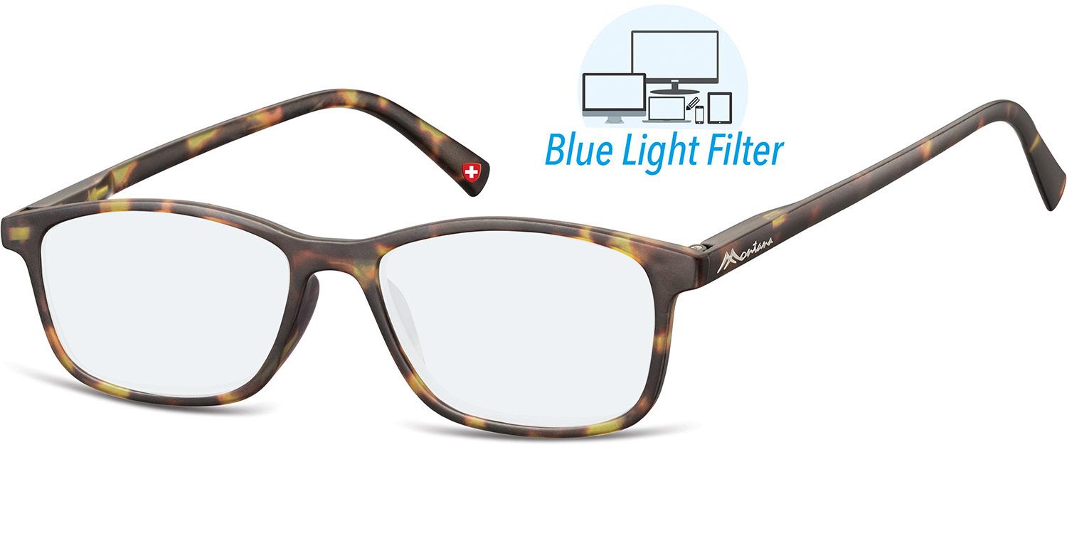 MONTANA EYEWEAR Slim dioptrické brýle na počítač BLF51F +0,00 Flex