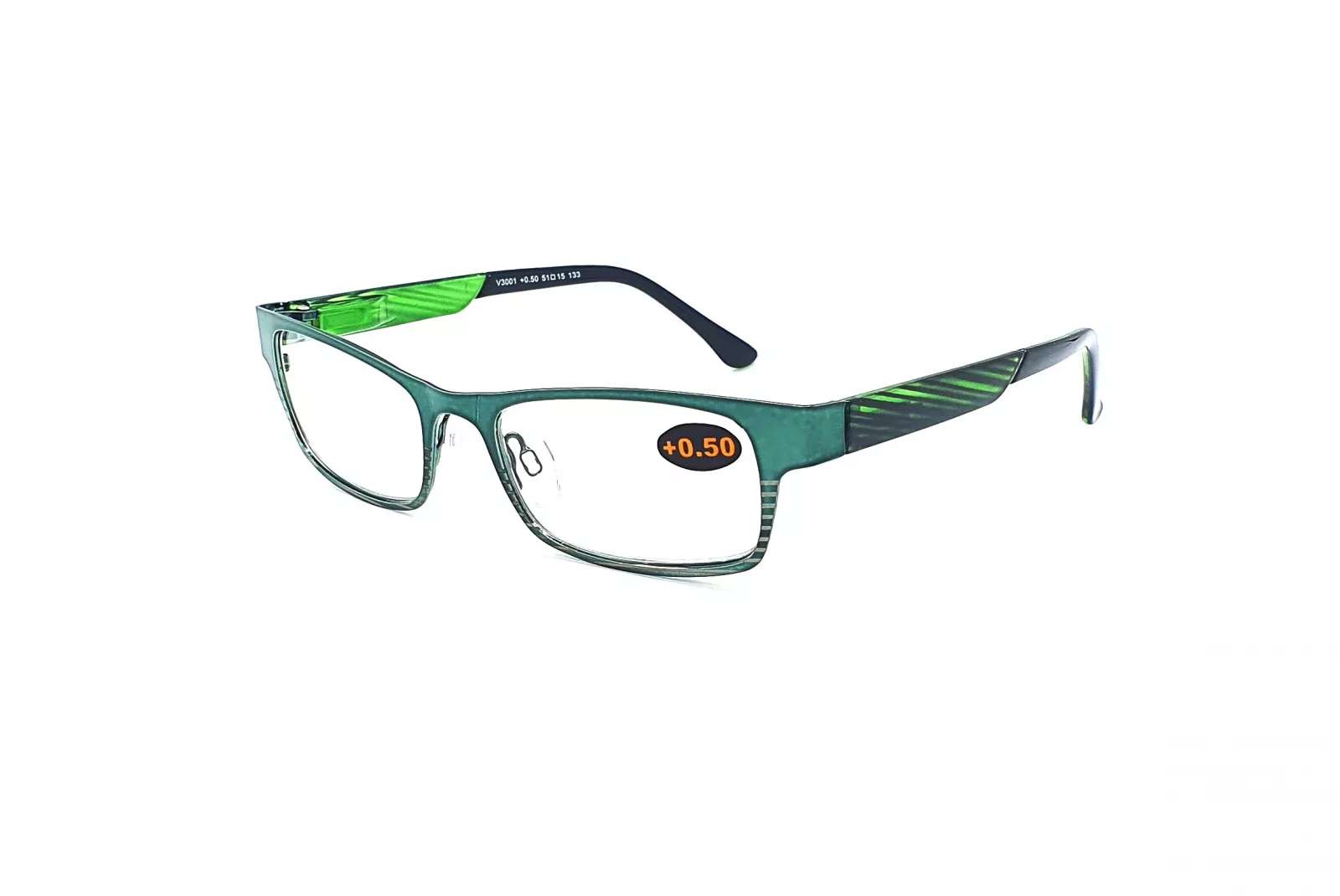 Dioptrické brýle V3001 +1,00 green