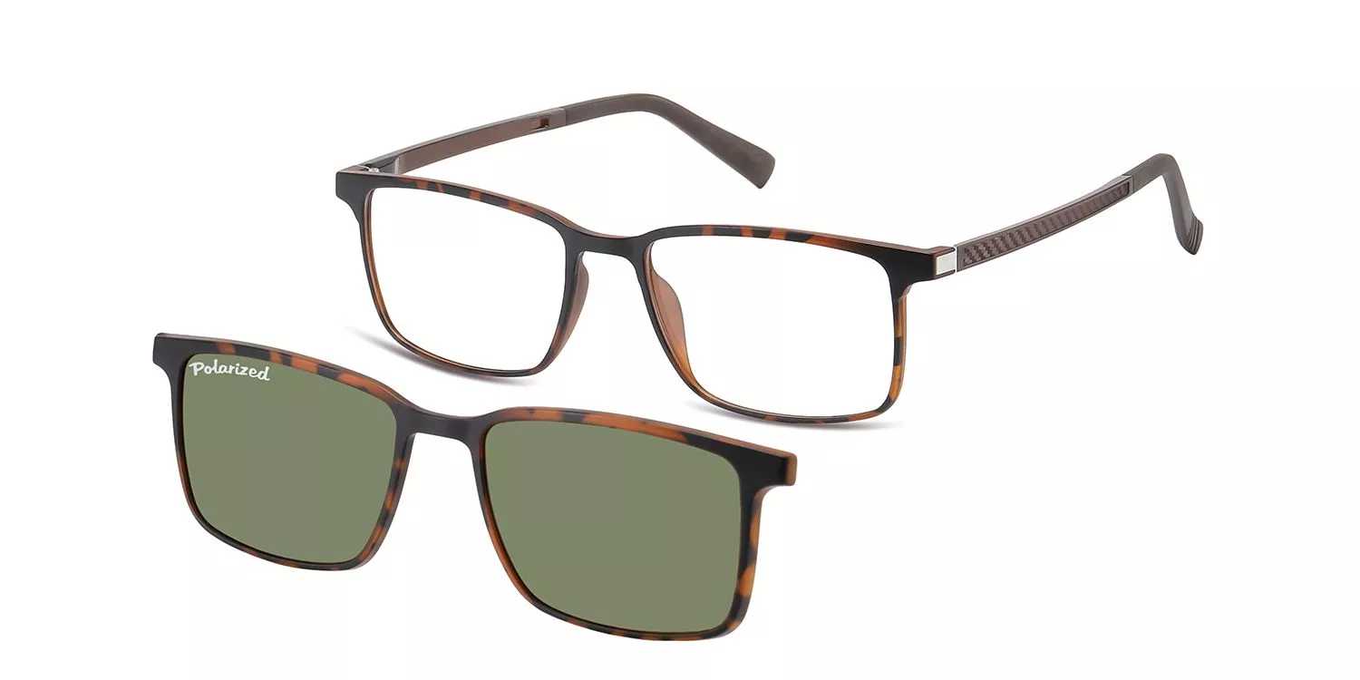 SUNOPTIC Obroučky TRC-191A včetně zeleného polarizačního klipu na magnet