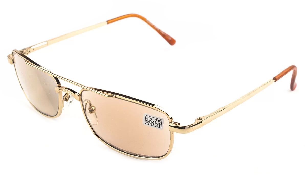 OPTICAL Samozabarvovací dioptrické brýle Veeton 8956 GOLD SKLO +3,50 FLEX