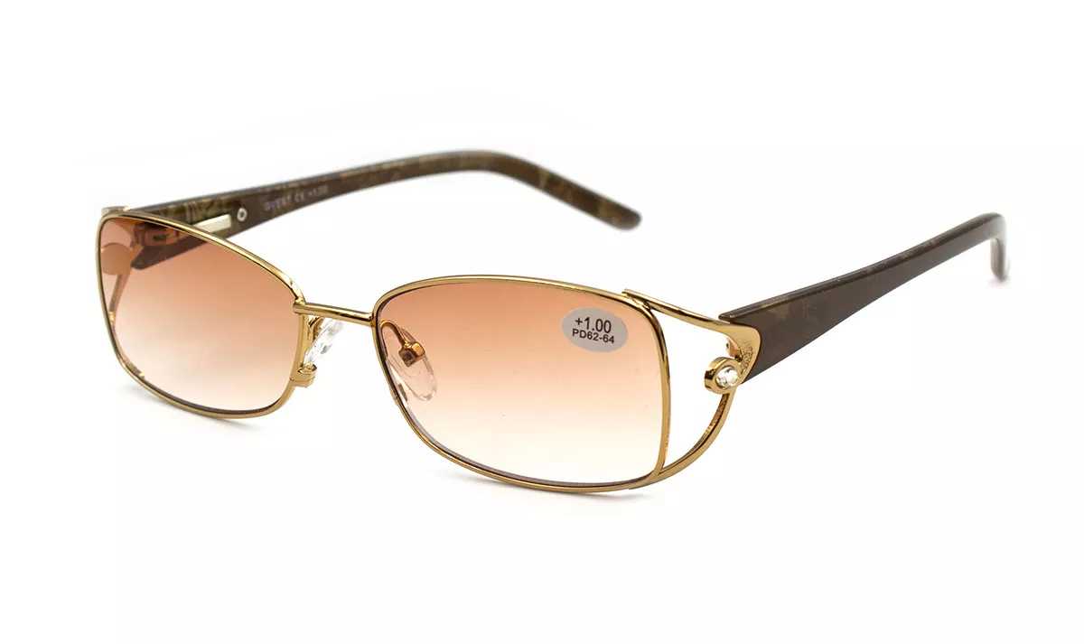 optical Dioptrické brýle Gvest 23411-C4/ -3,50 ztmavené do hnědá