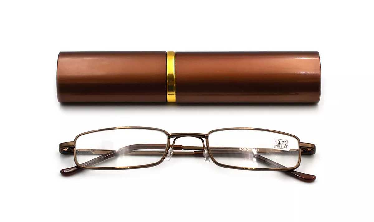 Dioptrické brýle v pouzdru KOKO mini 2134/ +1,75 brown