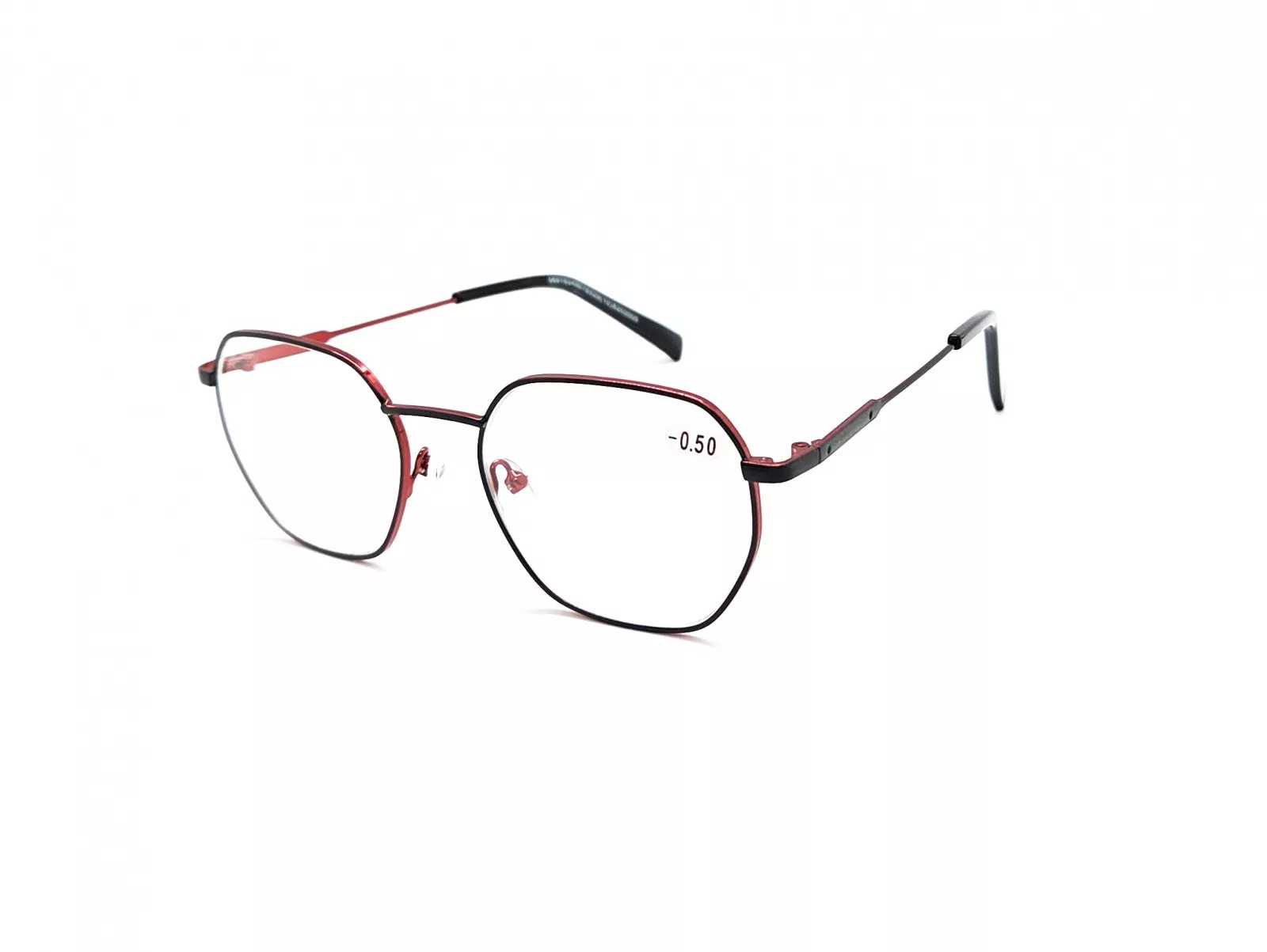 Dioptrické brýle na krátkozrakost V3201/ -4,00 red/black