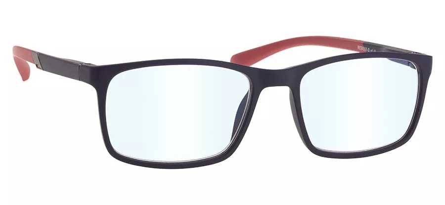BRILO Dioptrické brýle pro práci u počítače 555-B +3,50 black/red flex