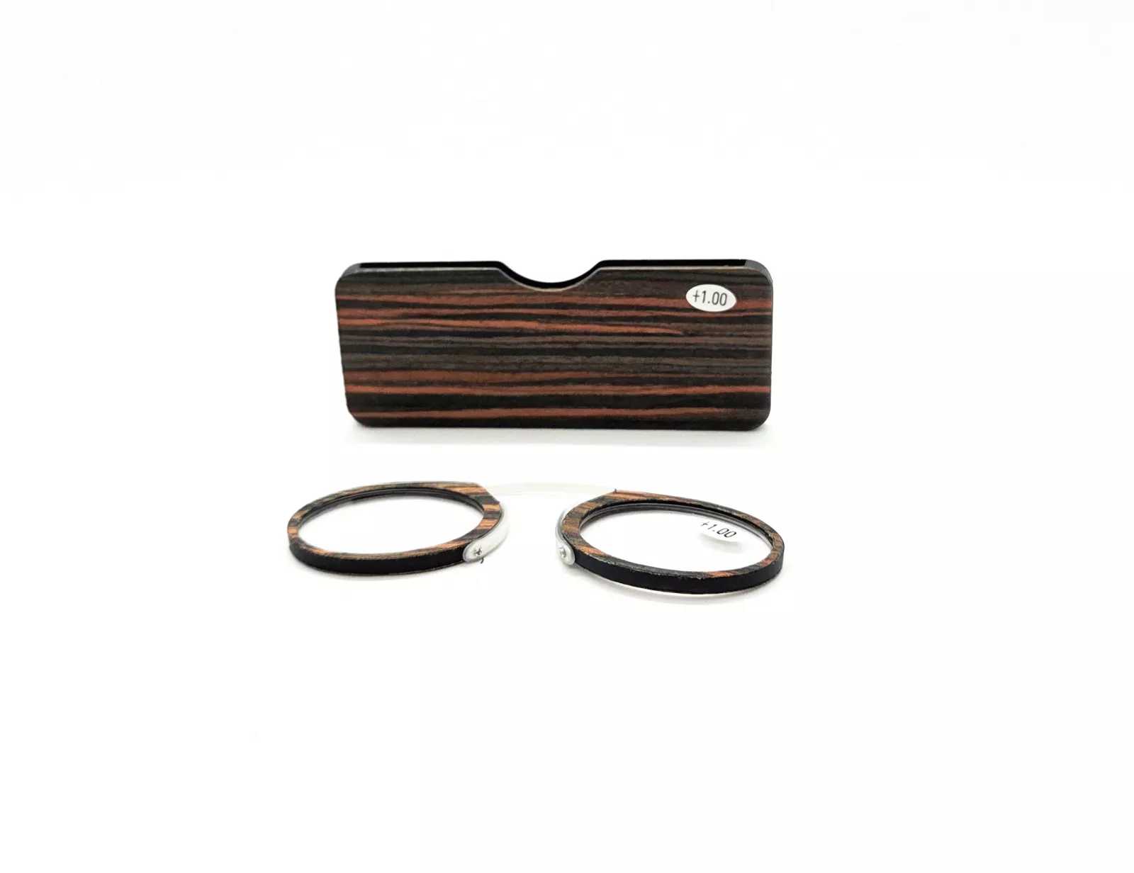 Cvikr - nosní dioptrické brýle na čtení / +3,00 v pouzdru Wooden