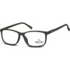 MONTANA EYEWEAR Dioptrické brýle MR62H Black/ +2,50 flex