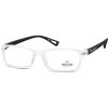 MONTANA EYEWEAR Dioptrické brýle HMR76D transparent white/black +2,00