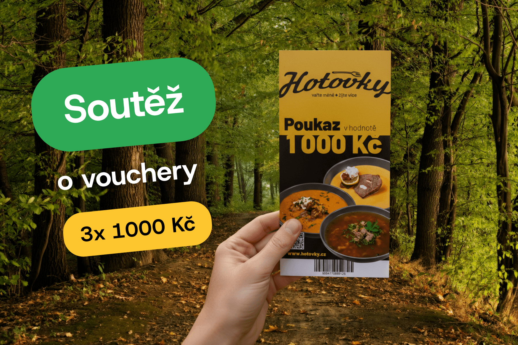 Jarní soutěž s Hotovkami o 3x 1000 Kč voucher