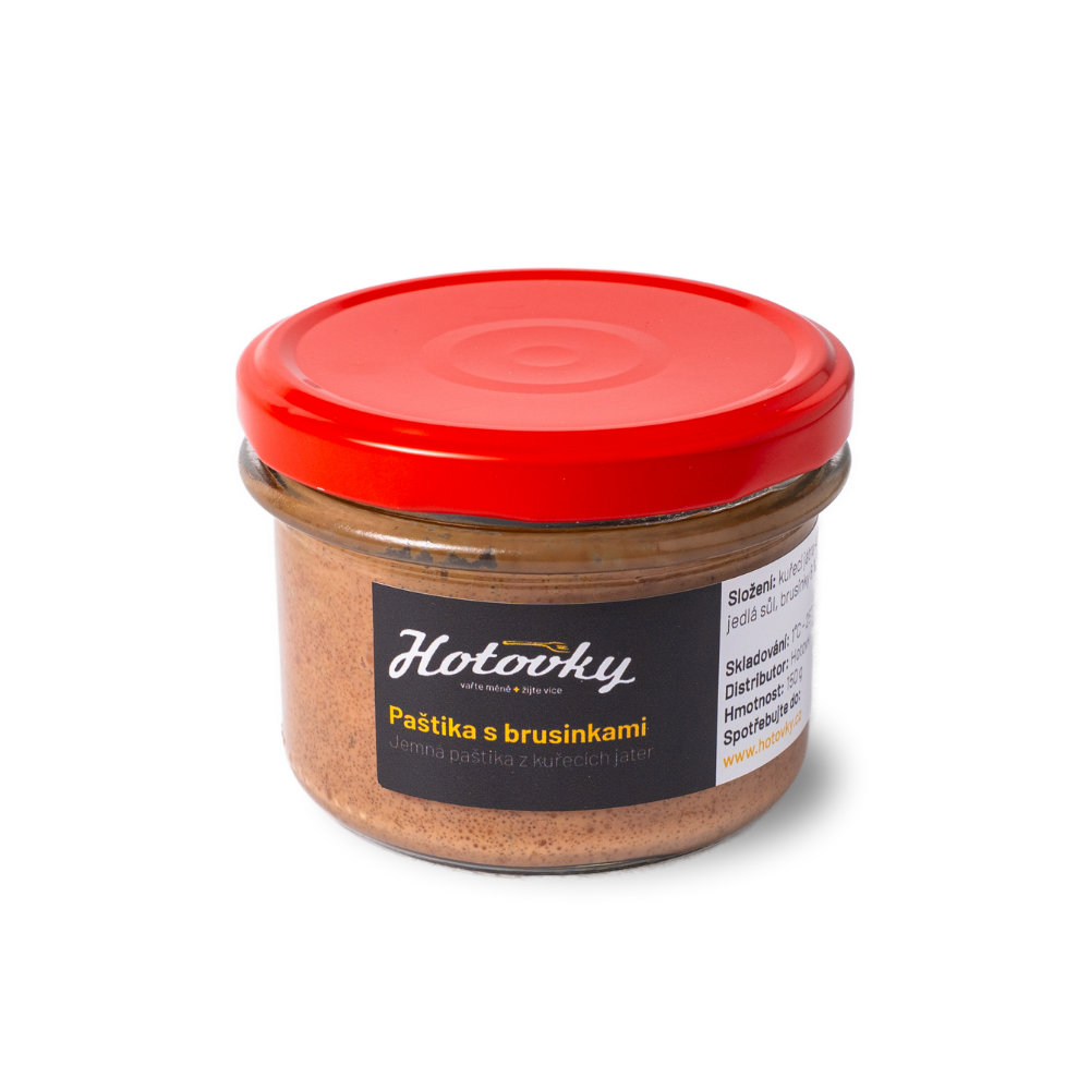 Paštika s brusinkami 150 g