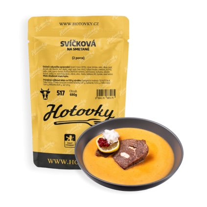 Svíčková na smetaně (2 porce) hotové jídla hotovky