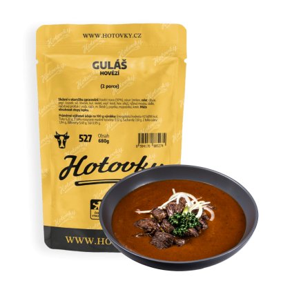 Hovězí guláš (2 porce) hotové jídla hotovky