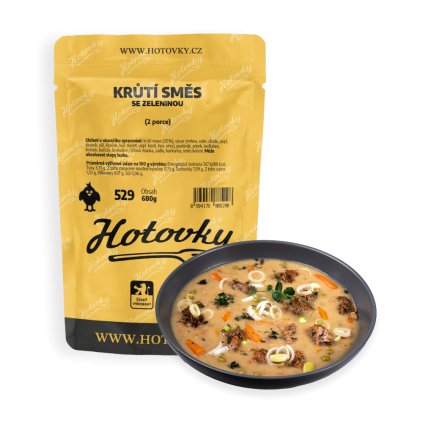 Krůtí směs se zeleninou (2 porce) hotové jídla hotovky