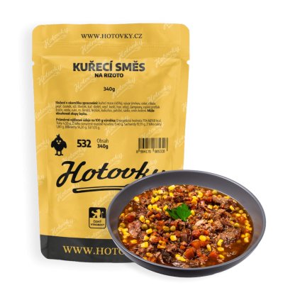 Kuřecí směs na rizoto 340g hotové jídla hotovky