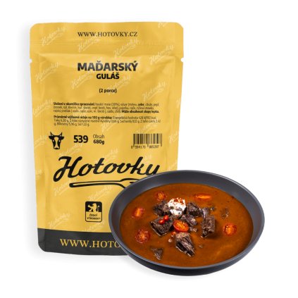 Maďarský guláš (2 porce) hotové jídla hotovky
